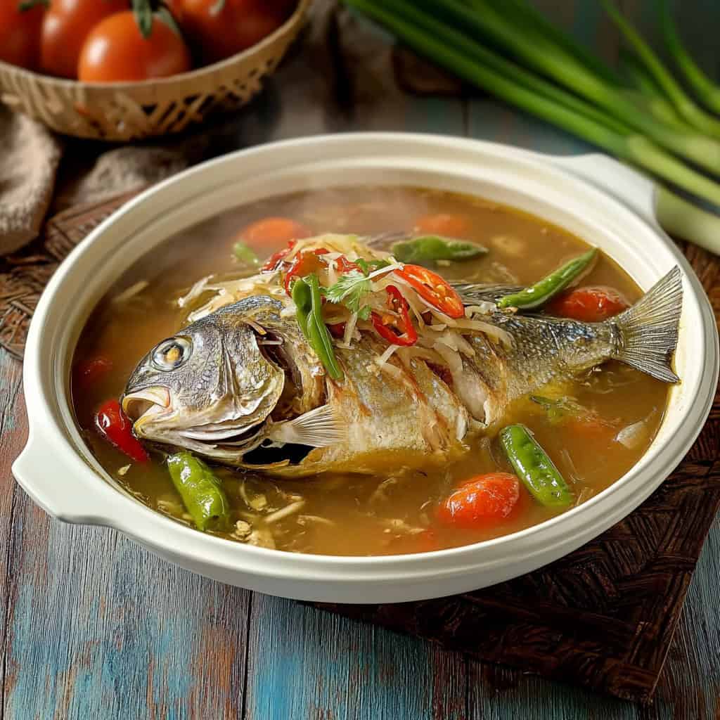 Pinangat na Isda (Filipino Sour Fish Stew)