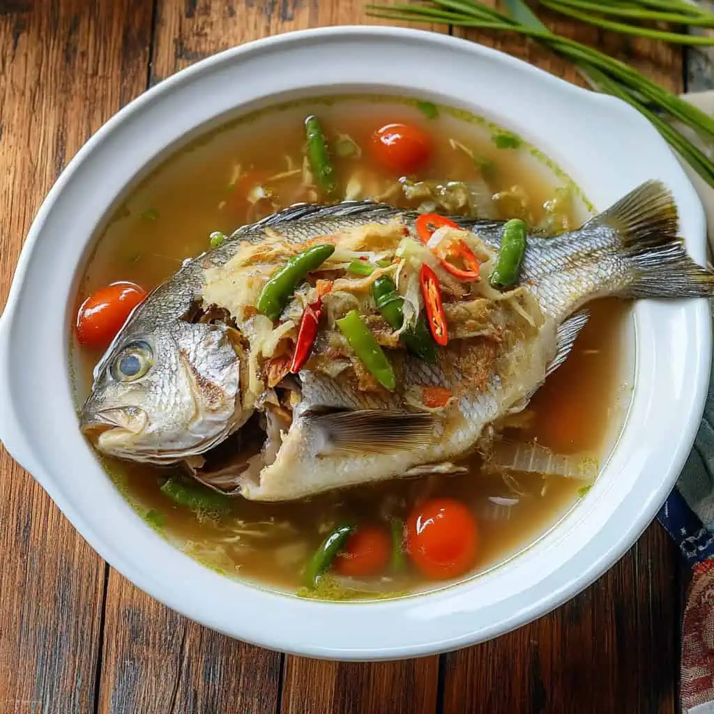 Pinangat na Isda (Filipino Sour Fish Stew)