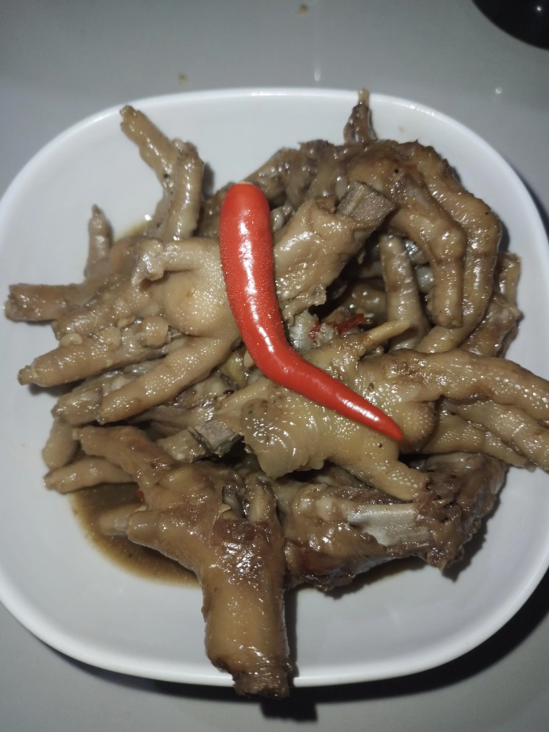 Adobong Paa ng Manok Recipe (Filipino Chicken Feet Adobo)