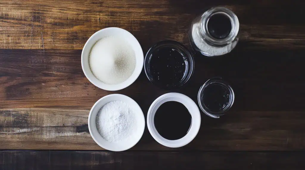 Ingredients for Black Kutsinta (Molasses Rice Cake)