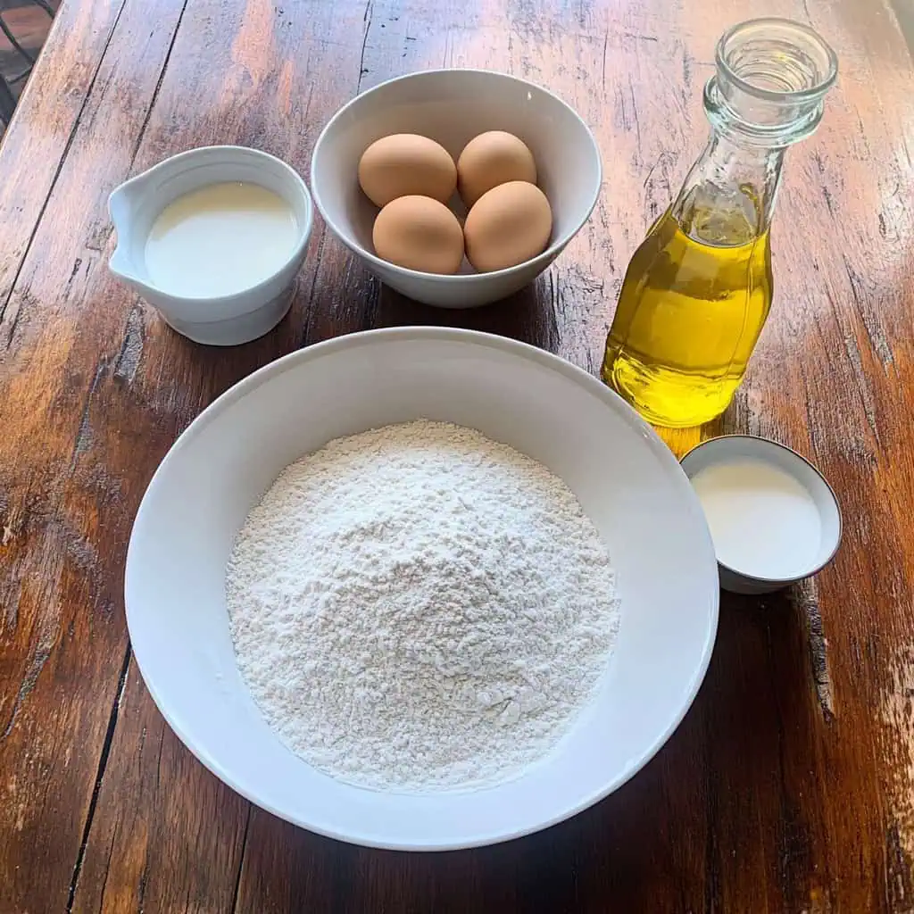Ingredients for Kababayan Bread Recipe (Filipino Hat Bread)