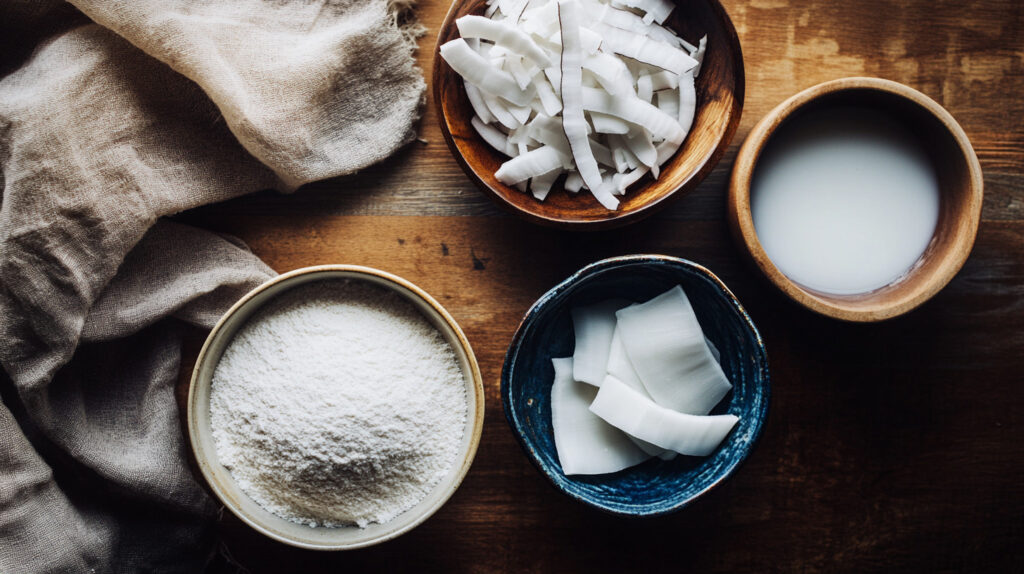 Ingredients for Inday Inday Recipe (Ilonggo Rice Cake)