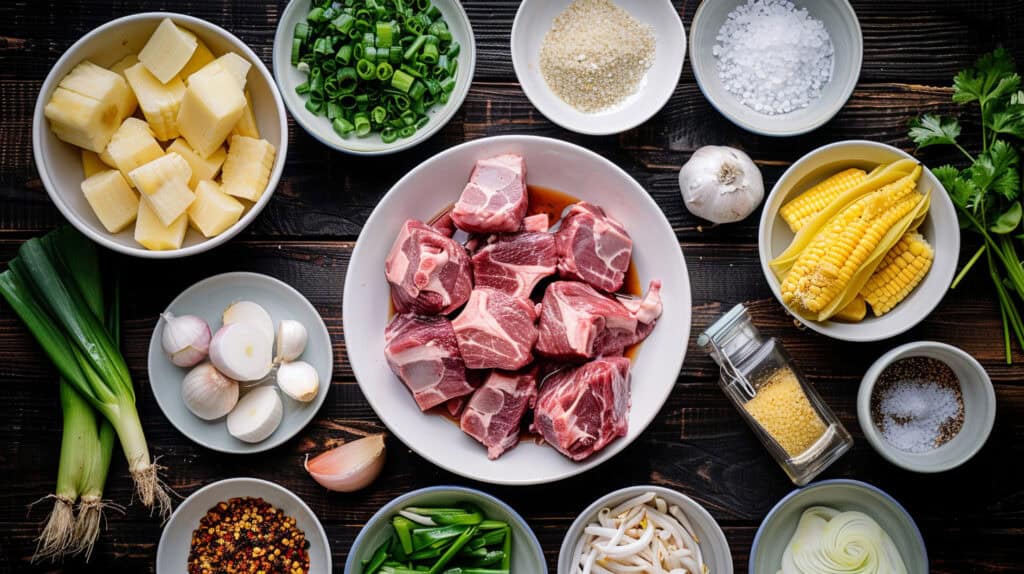 Ingredients for Authentic Pocherong Bisaya (Visayan-Style Beef Pochero)