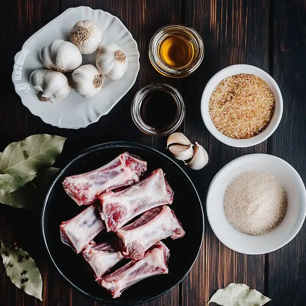 Ingredients for Baby Back Ribs with Adobo Glaze Recipe