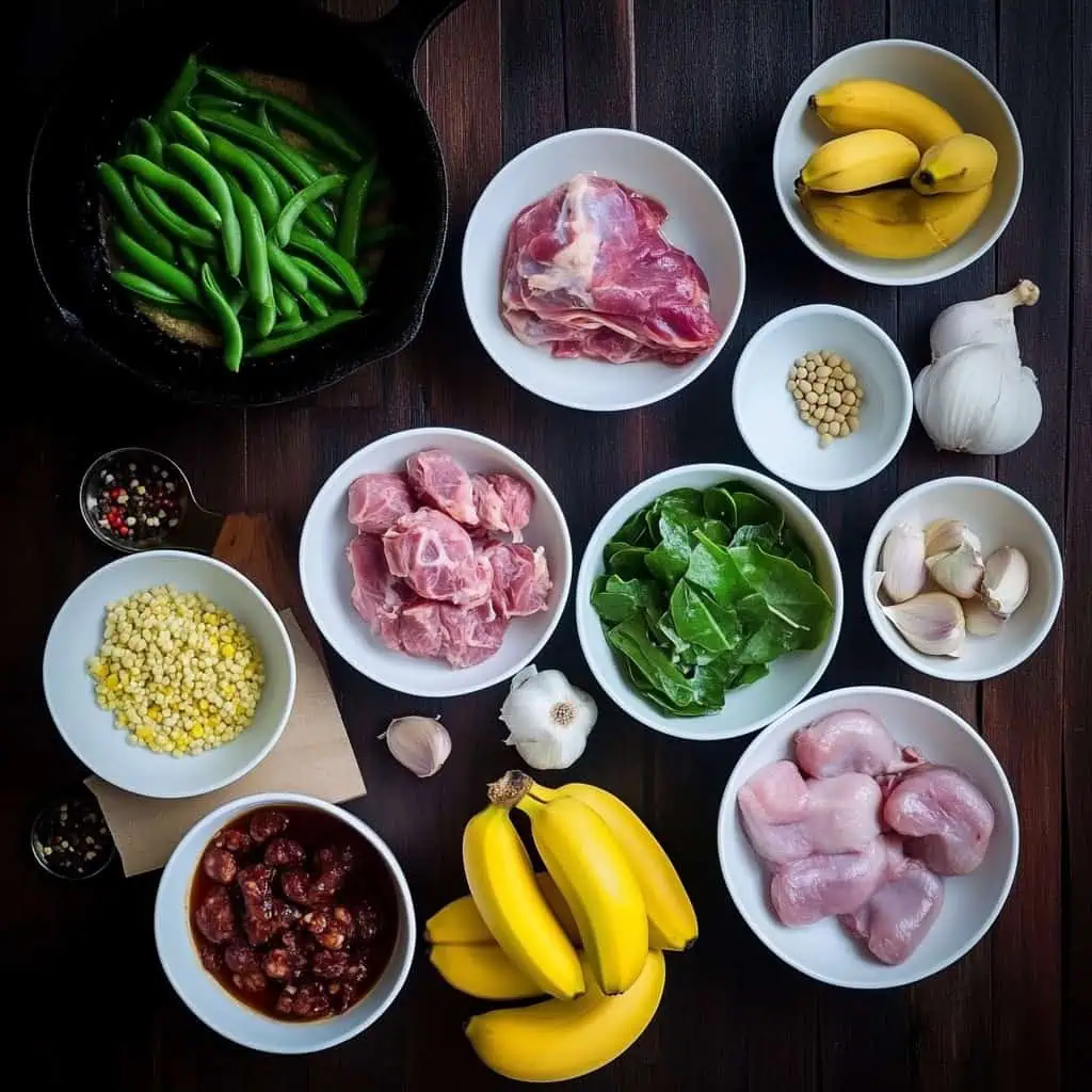 Ingredients for Filipino-Spanish Cocido Recipe