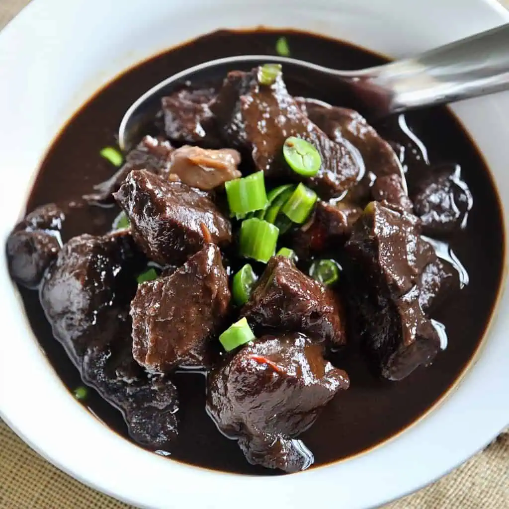 Authentic Filipino Dinuguan (Pork Blood Stew)
