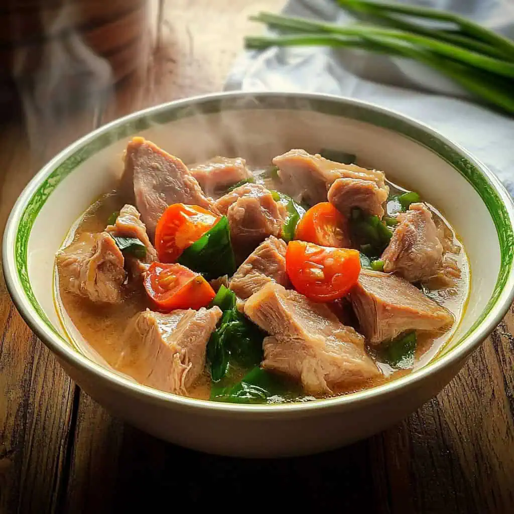 Kinamatisang Baboy (Filipino Tomato-Based Pork Soup)