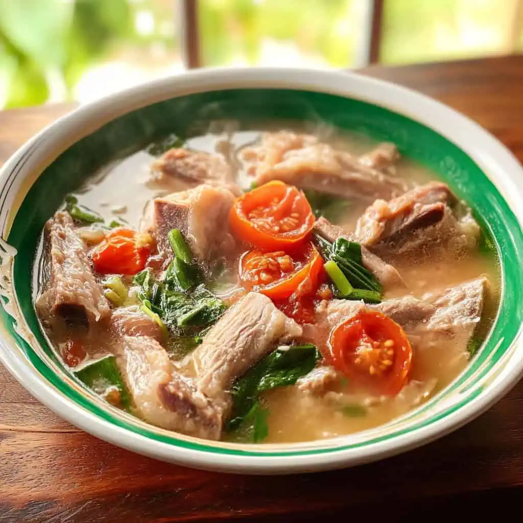 Kinamatisang Baboy (Filipino Tomato-Based Pork Soup)