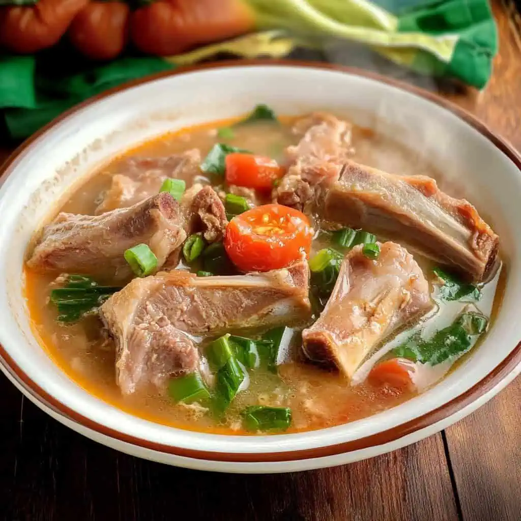 Kinamatisang Baboy (Filipino Tomato-Based Pork Soup)