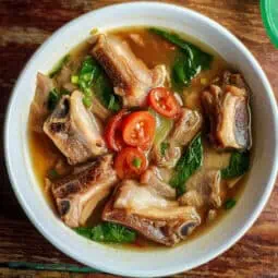 Kinamatisang Baboy (Filipino Tomato-Based Pork Soup)