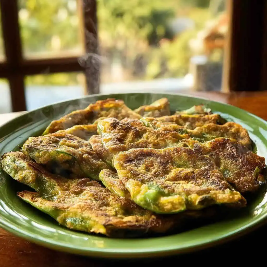 Tortang Okra (Filipino Okra Omelette)