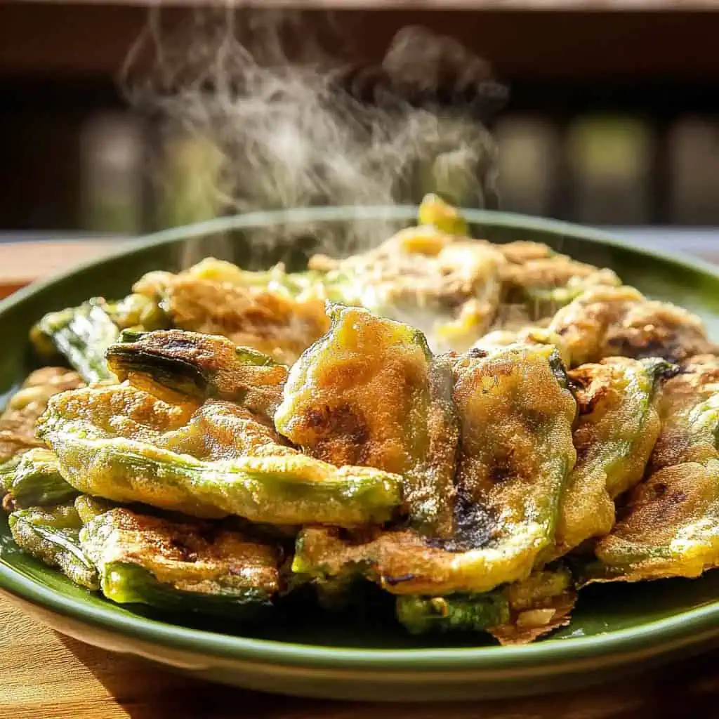 Tortang Okra (Filipino Okra Omelette)