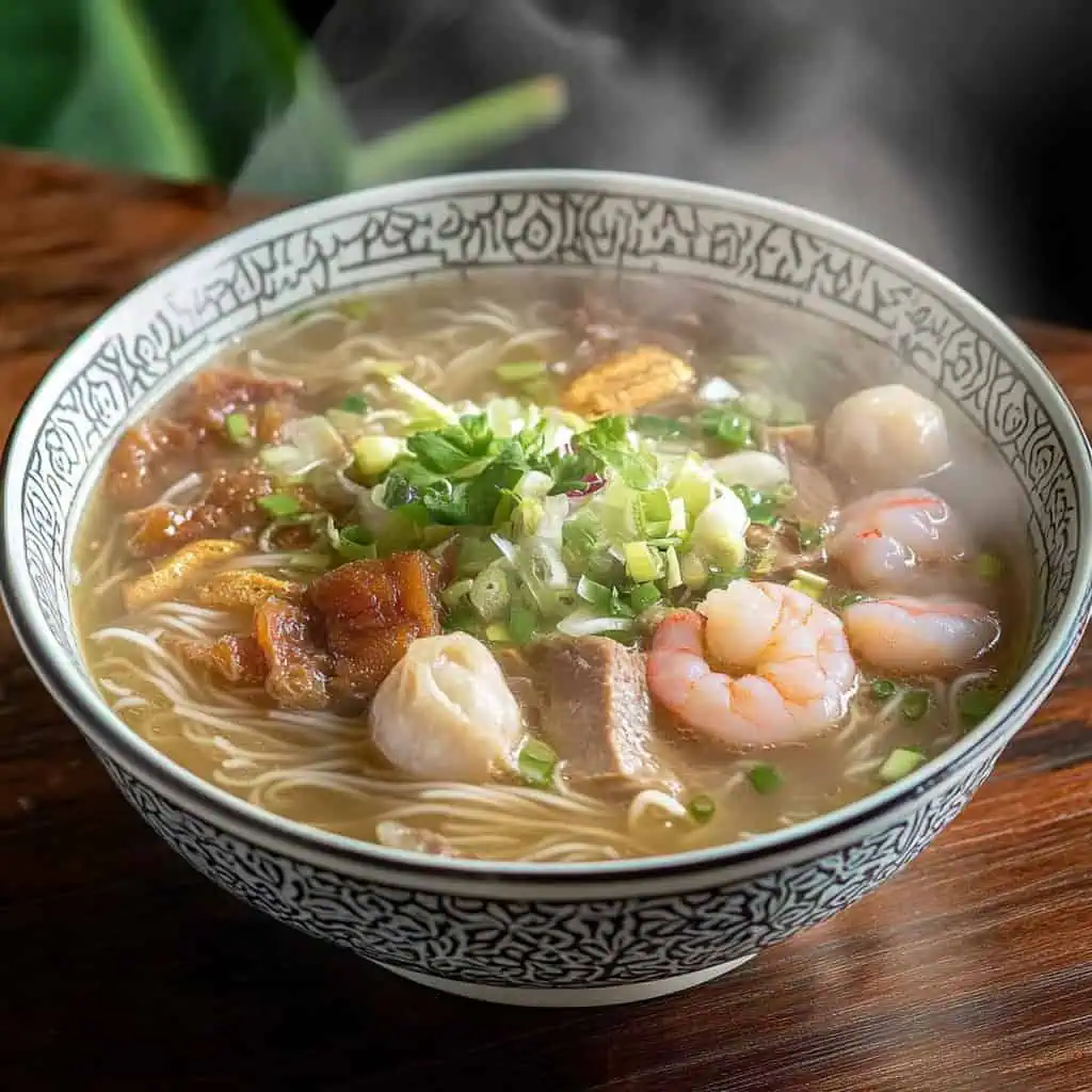 Filipino Misua Soup (Miswa)