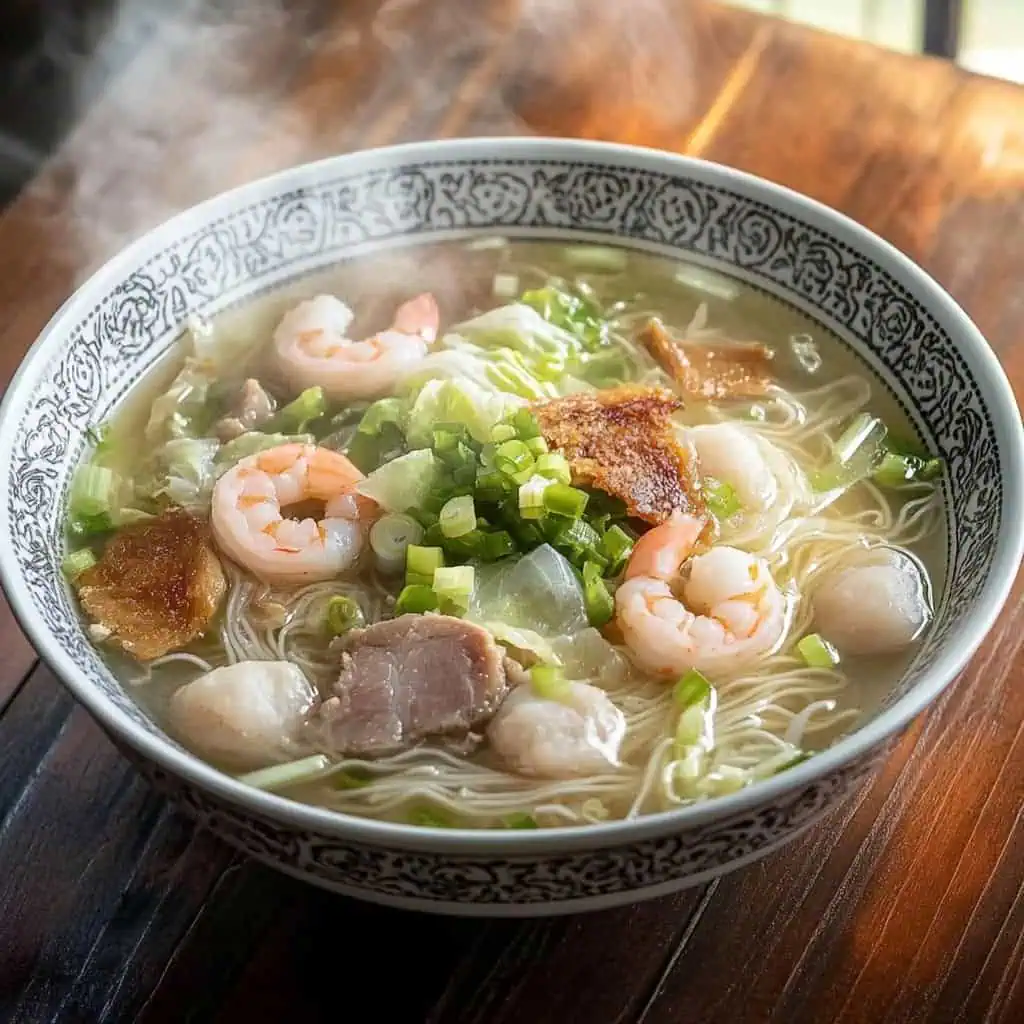 Filipino Misua Soup (Miswa)