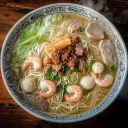 Filipino Misua Soup (Miswa)