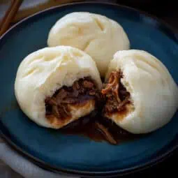 Filipino Siopao Asado (Sweet Braised Pork Steamed Buns)