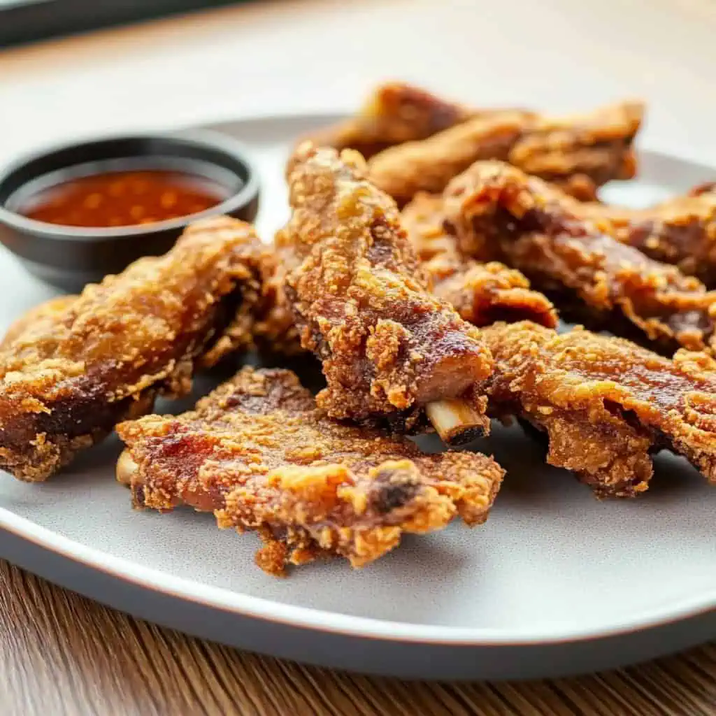 Loslos (Filipino Crispy Fried Baby Back Ribs)