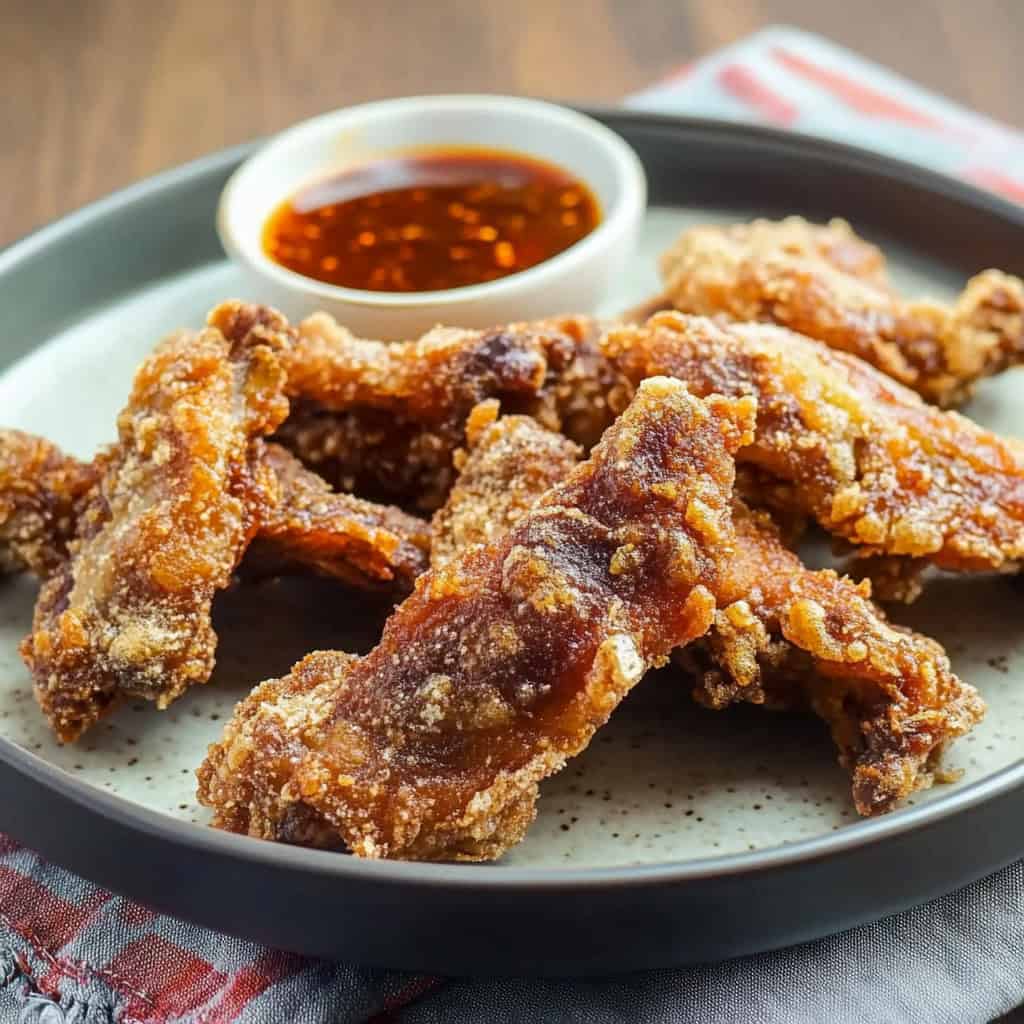 Loslos (Filipino Crispy Fried Baby Back Ribs)