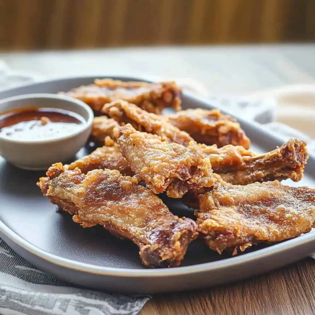 Loslos (Filipino Crispy Fried Baby Back Ribs)