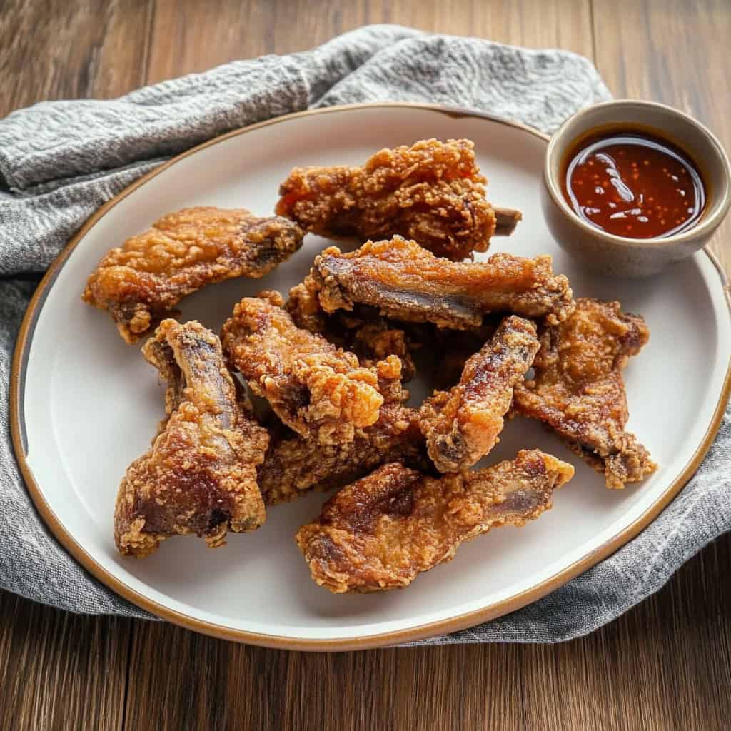 Loslos (Filipino Crispy Fried Baby Back Ribs)