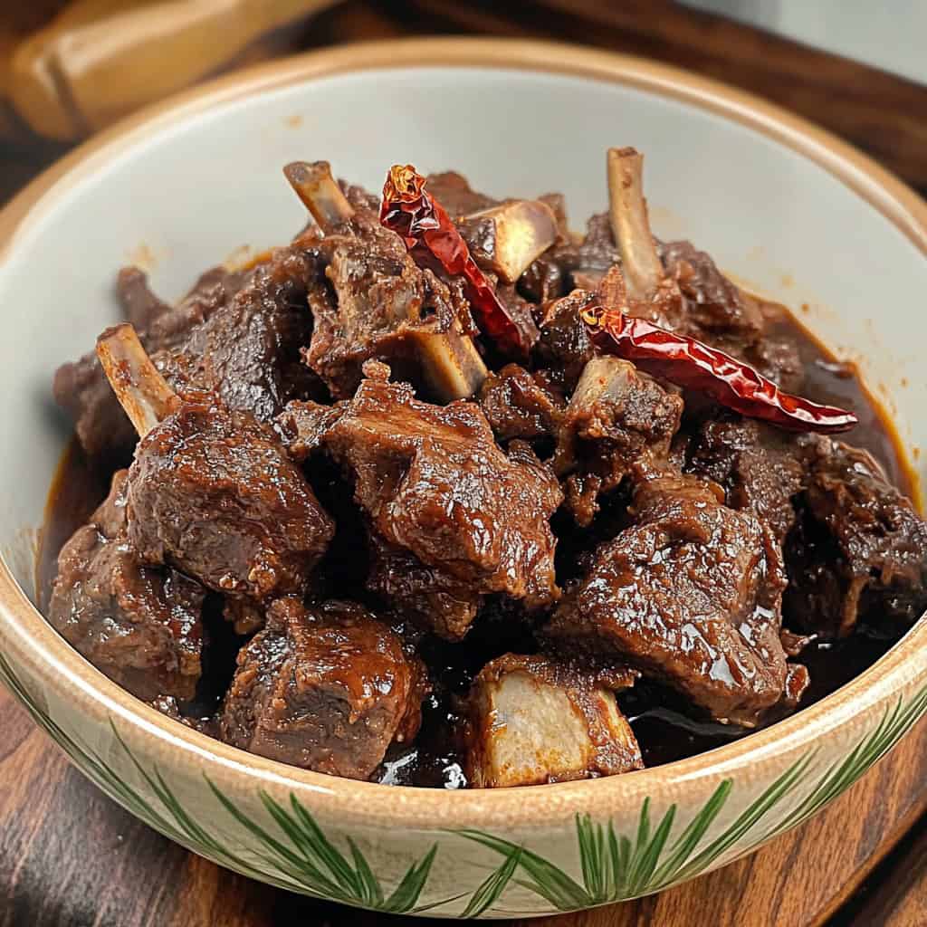 Adobong Kambing (Filipino Goat Adobo)