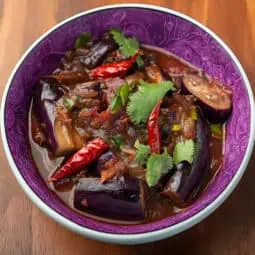 Binagoongang Talong (Filipino Eggplant with Shrimp Paste)