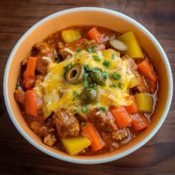 Pork Caldereta (Kalderetang Baboy)