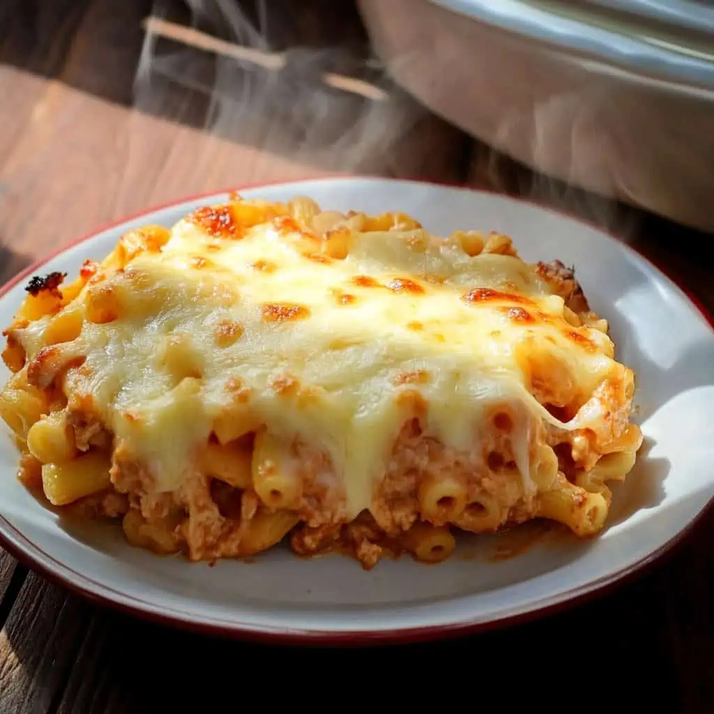 Filipino-style Chicken Baked Macaroni