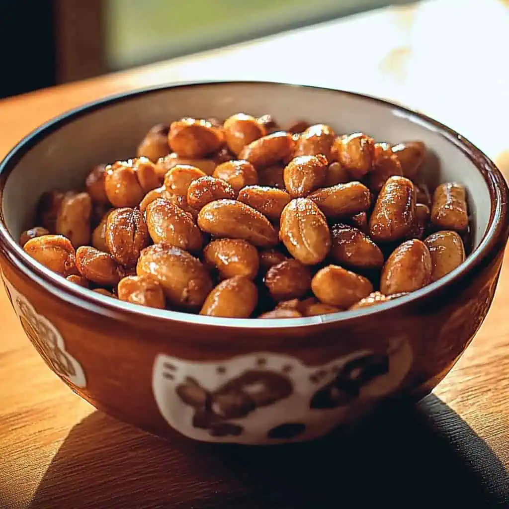 Adobong Mani (Filipino Garlic Fried Peanuts)