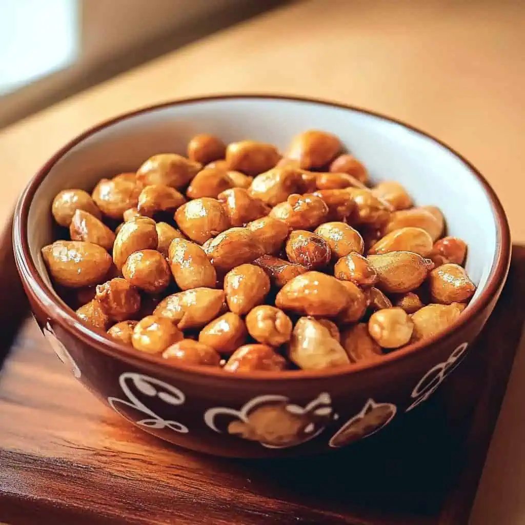 Adobong Mani (Filipino Garlic Fried Peanuts)