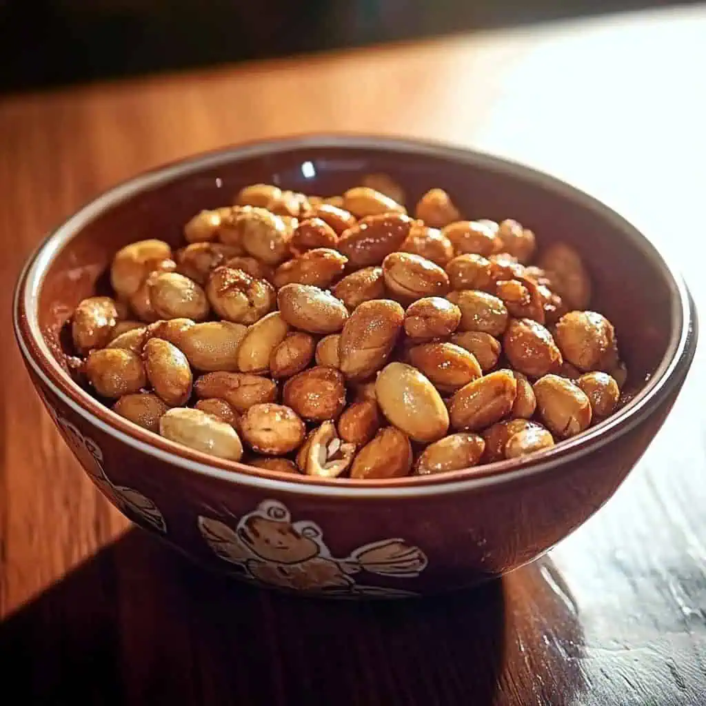 Adobong Mani (Filipino Garlic Fried Peanuts)