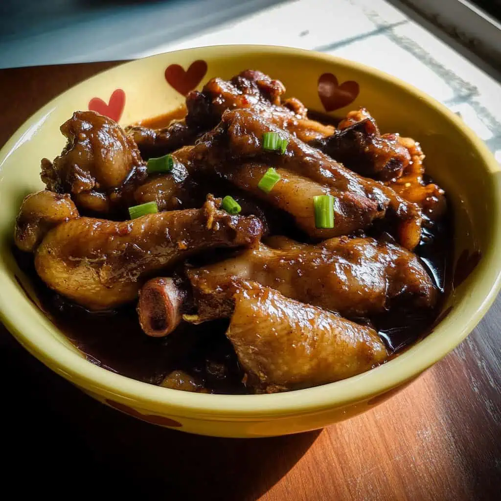 Adobong Paa ng Manok (Filipino Chicken Feet Adobo)