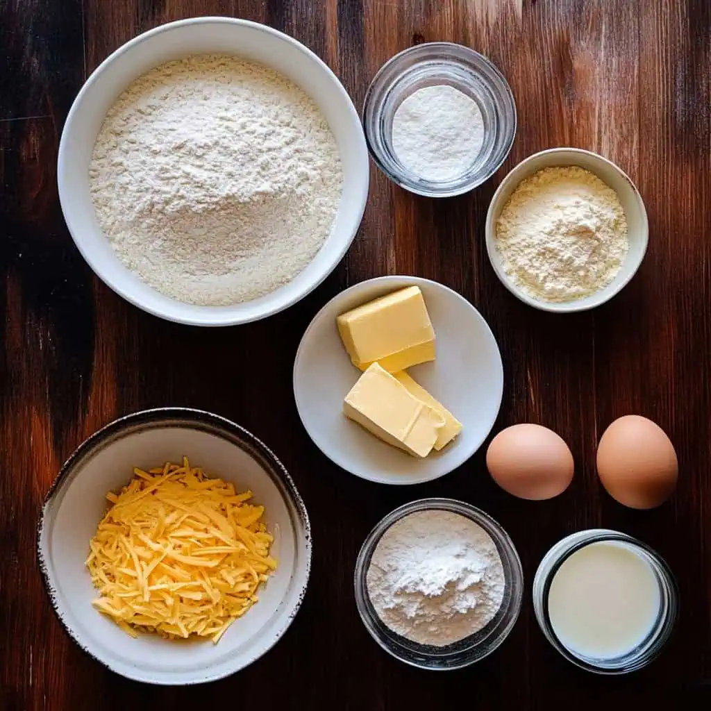 Ingredients for Filipino Cheese Bread