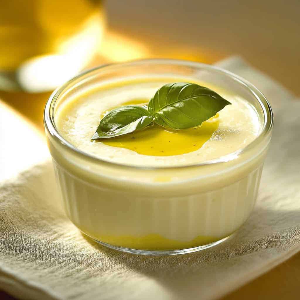 Luxurious Vegan Olive Oil Pudding 