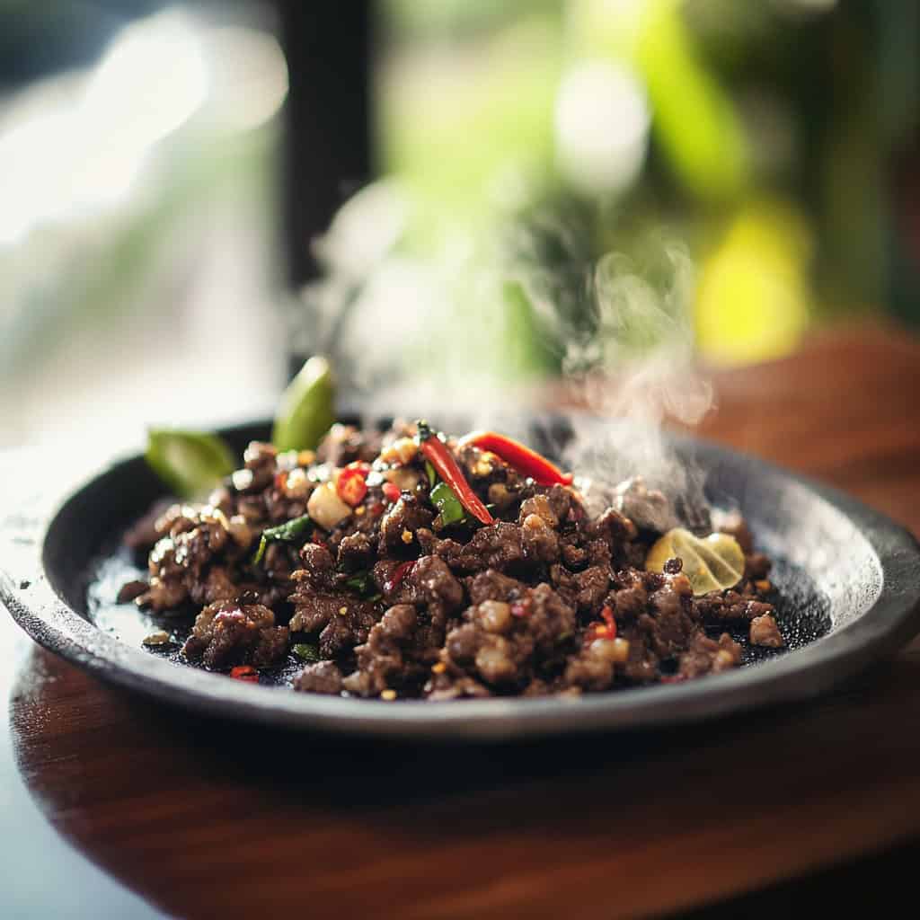 Homemade Beef Sisig