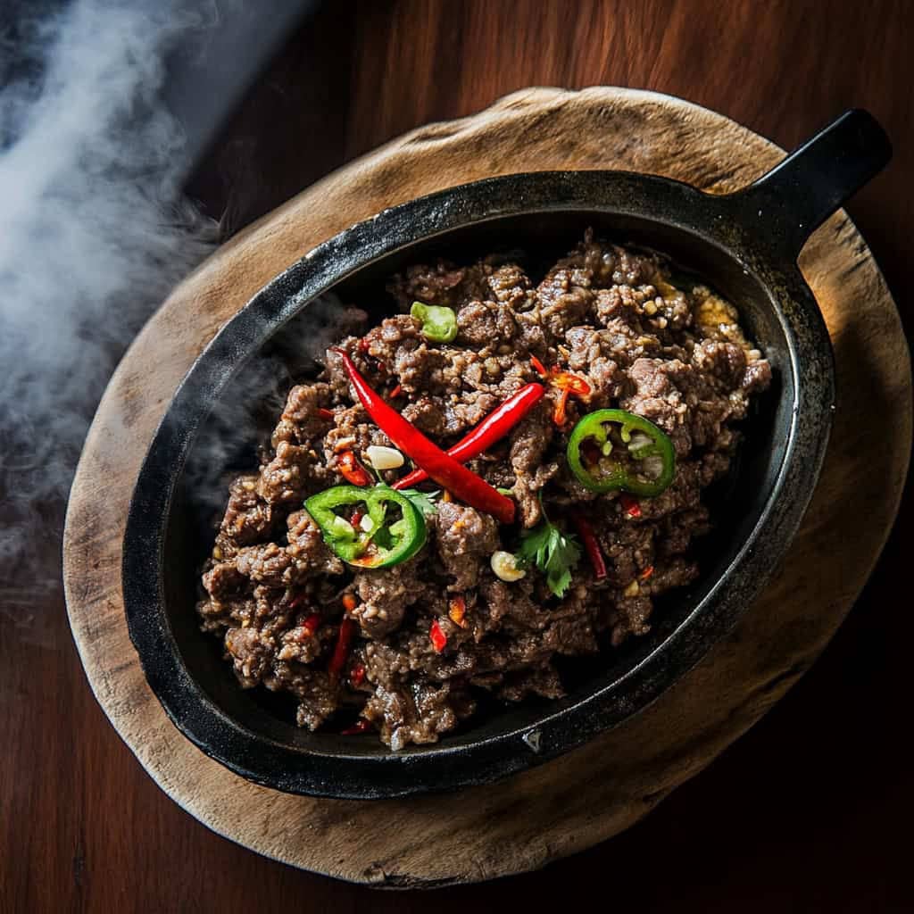 Homemade Beef Sisig