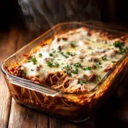 Creamy Baked Spaghetti (Filipino Style)