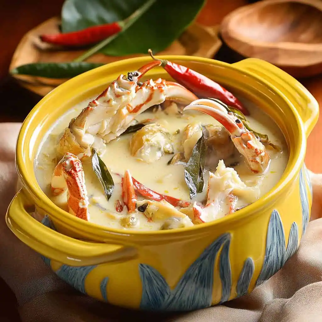 Ginataang Kamansi at Alimasag (Breadnut and Crab in Coconut Milk)