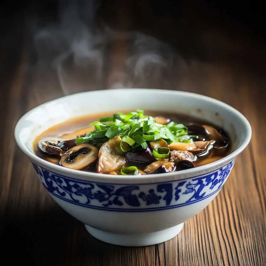 Authentic Chinese Maki Soup