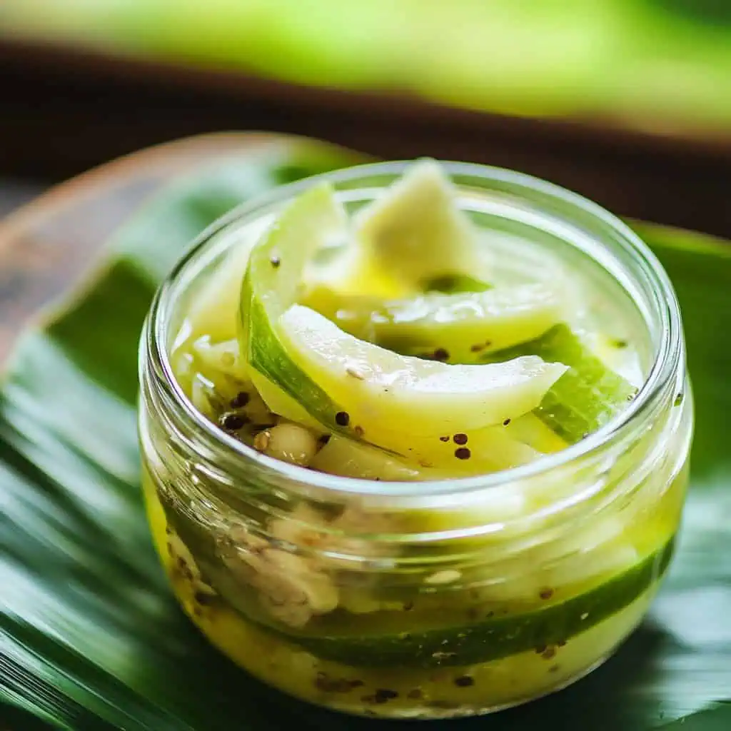Ampalaya Atchara Recipe (Filipino Bitter Gourd Pickles)
