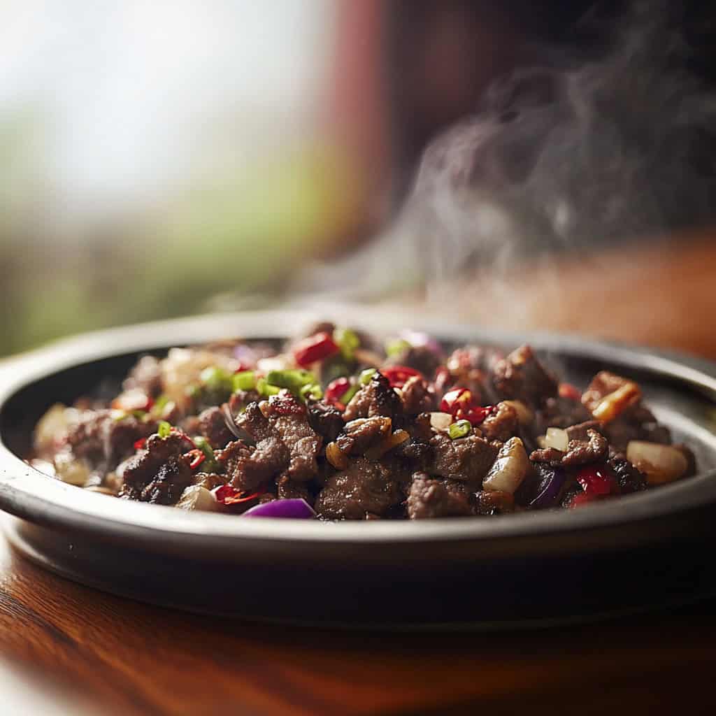 Homemade Beef Sisig
