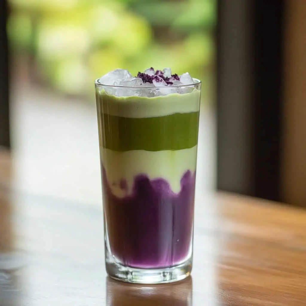 Ube Matcha Latte Recipe