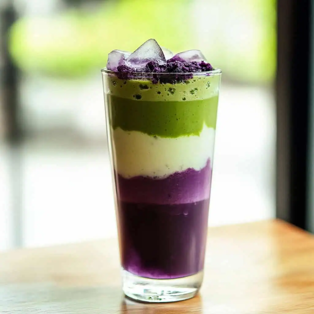 Ube Matcha Latte Recipe