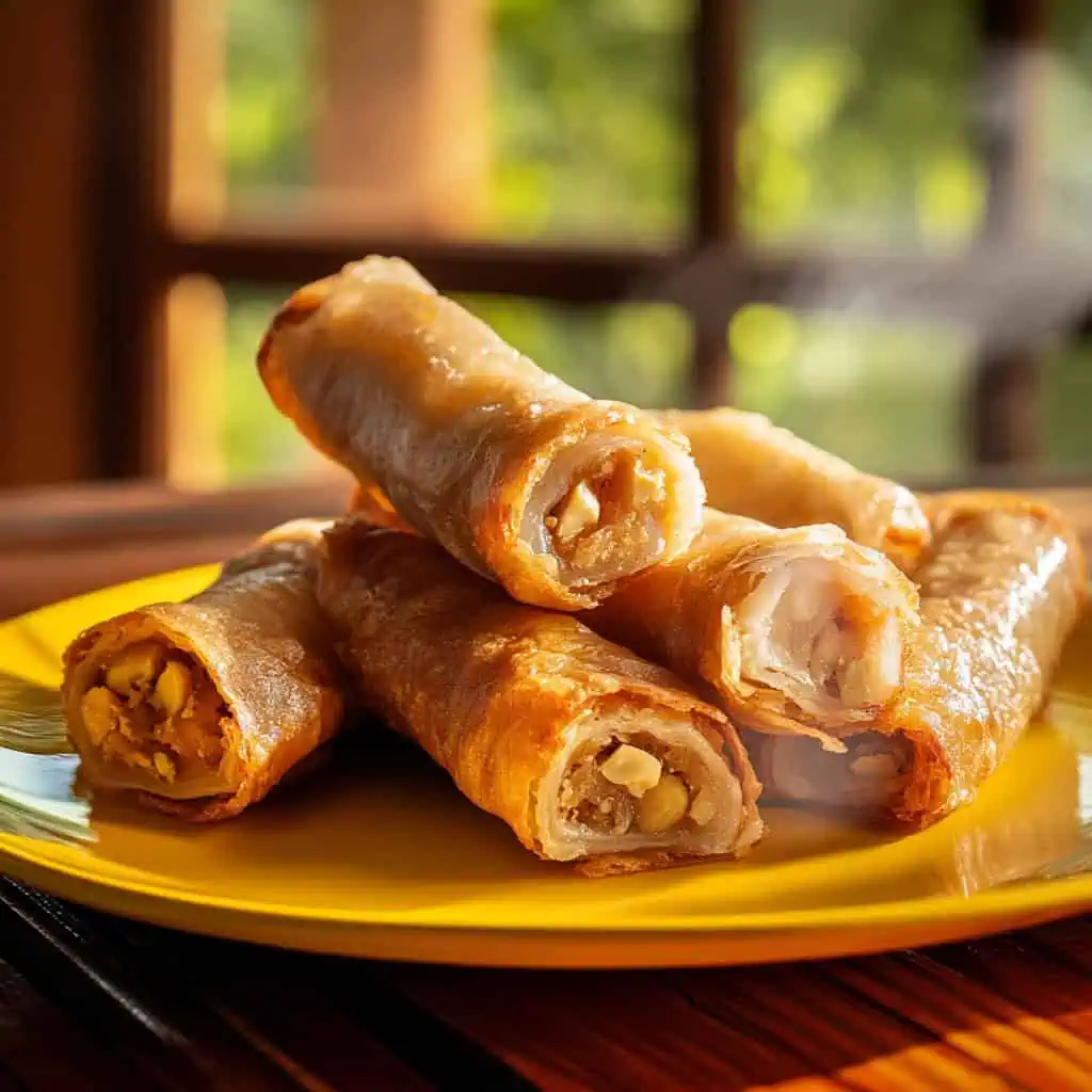 Turones de Mani (Filipino Peanut Rolls)