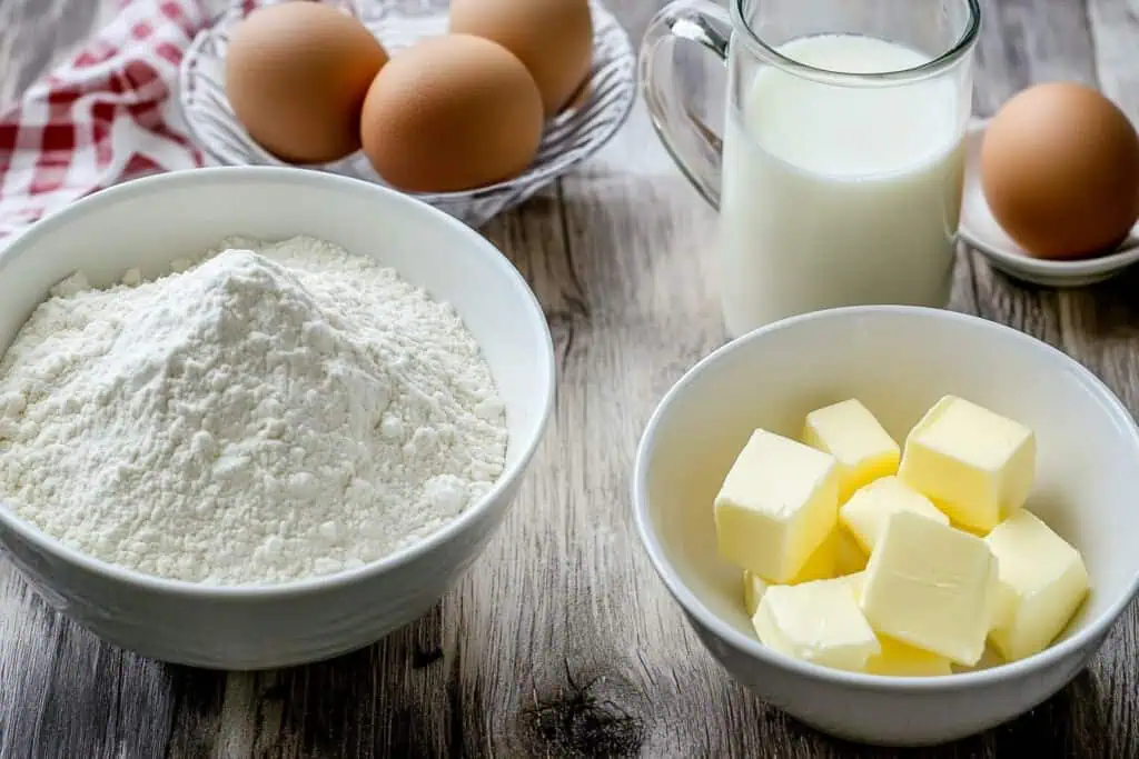 Ingredients for Batangas Bonete Bread (Pan de Bonete) 