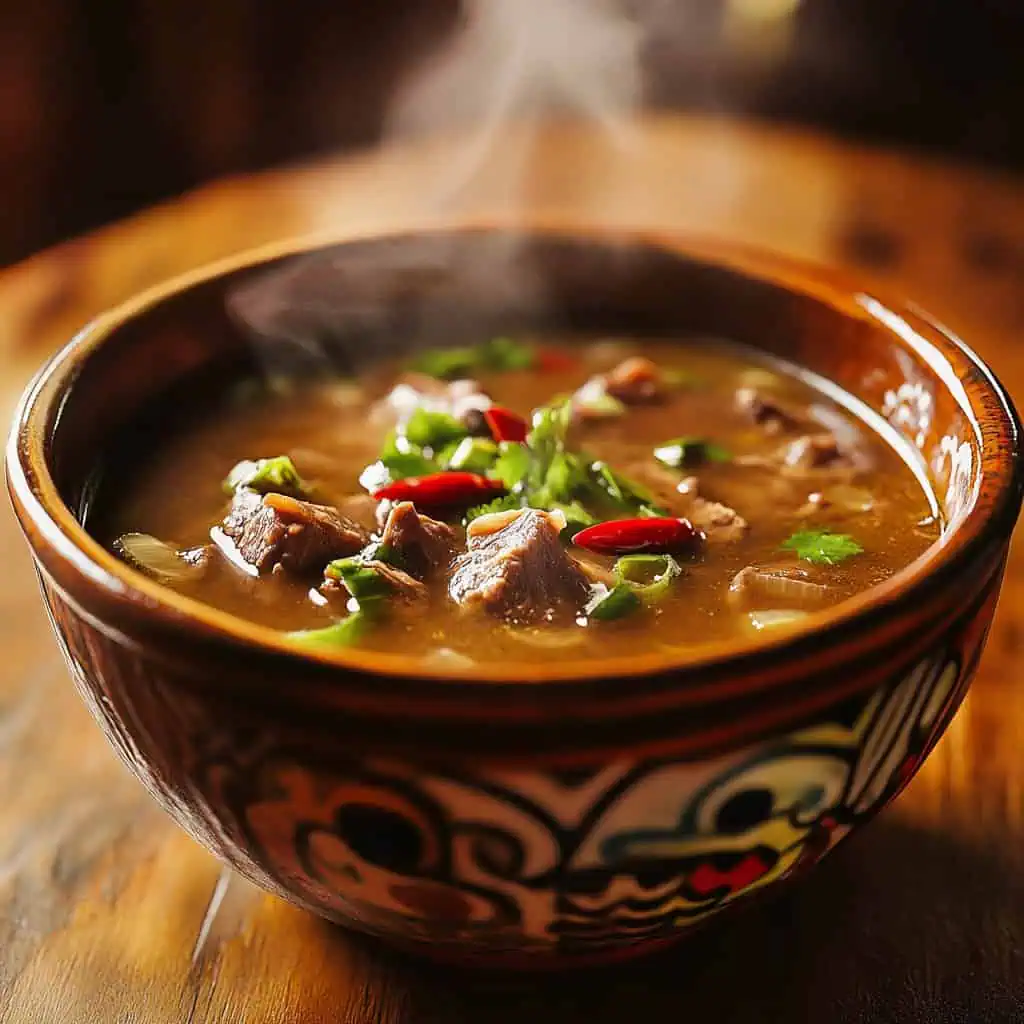 Authentic Dagupan Kaleskes (Carabao Offal Soup)