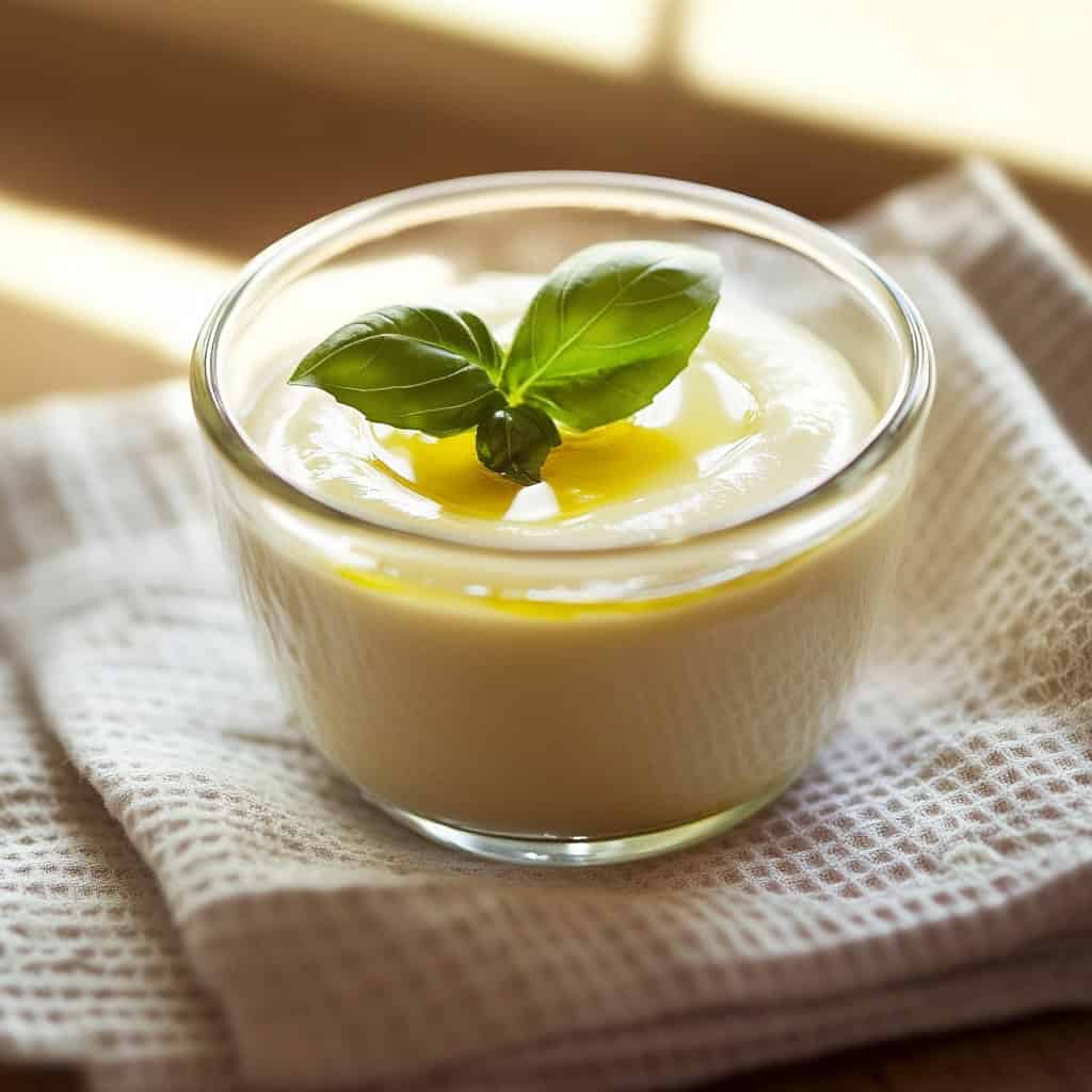 Luxurious Vegan Olive Oil Pudding 