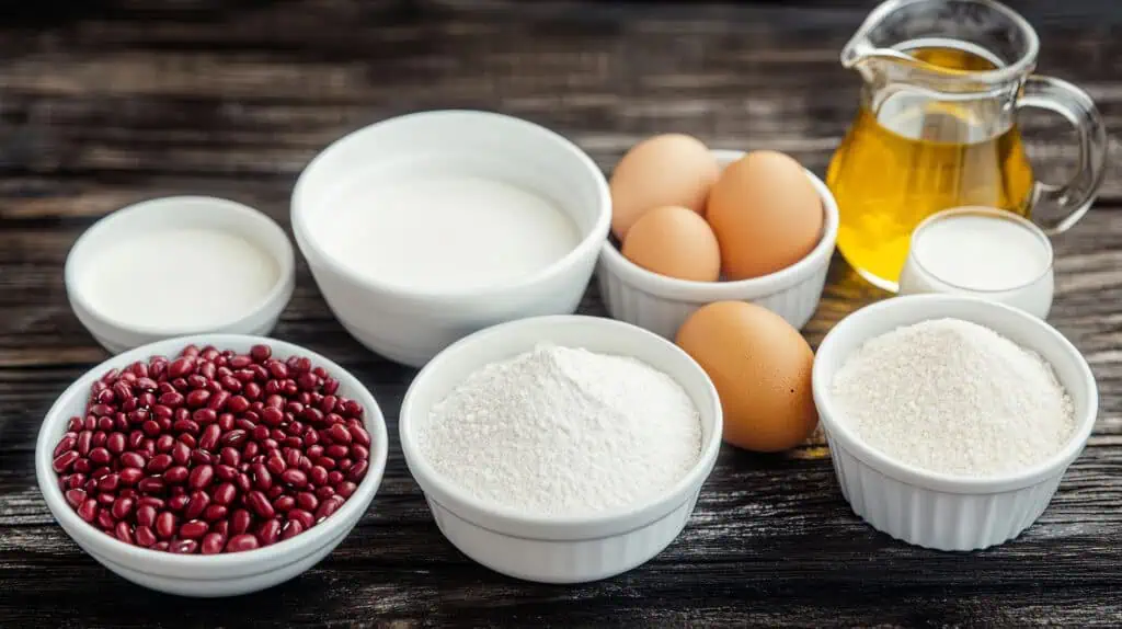 Ingredients for Hopiang Hapon (Japanese-Style Hopia)
