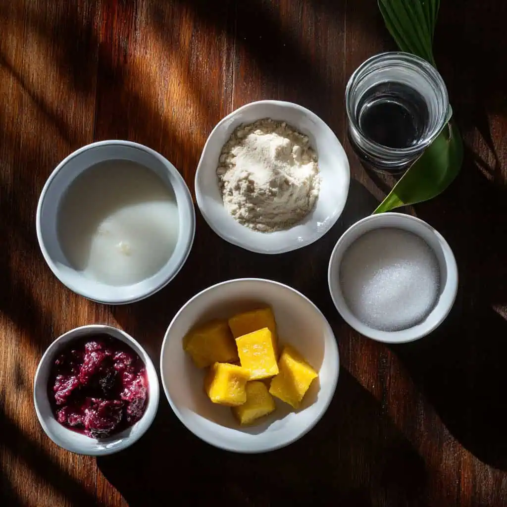 Ingredients for Authentic Cavite Bibingkoy 