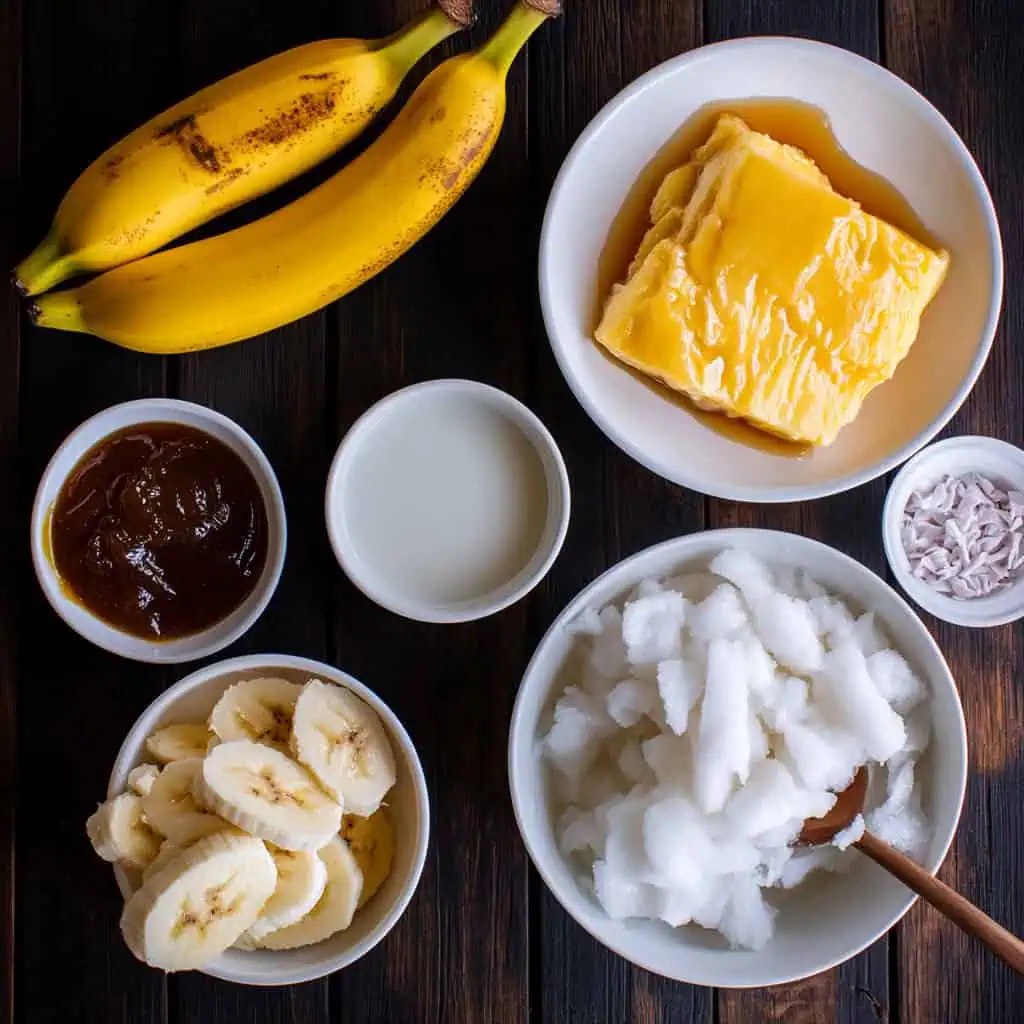 Ingredients for Razon's Halo-Halo